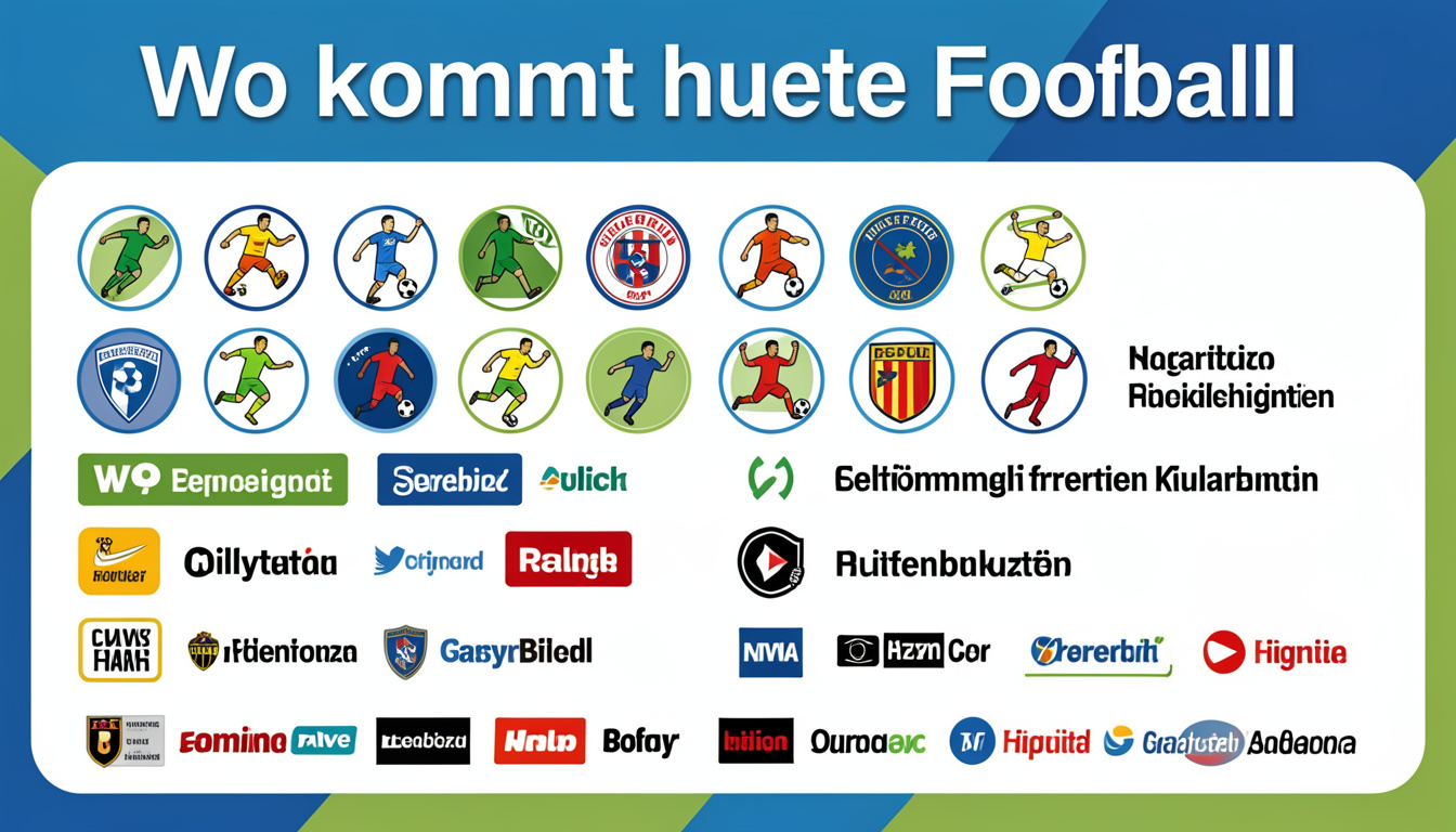 Wo kommt heute Fußball